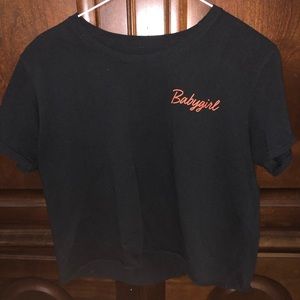 “Babygirl” Crop Top